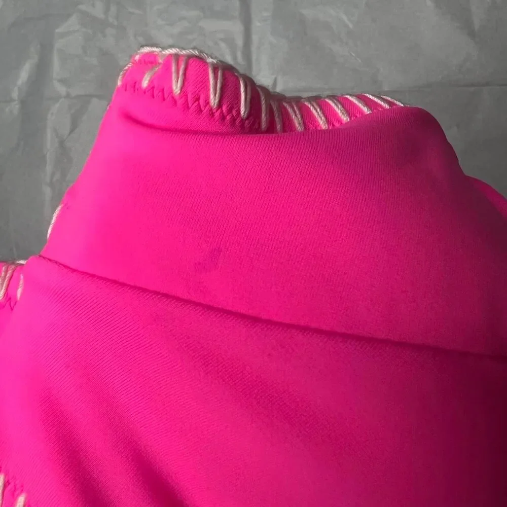 Victoria’s Secret Swim Crochet Razorback Pink Bikini Top